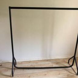 I HAVE A BLACK VERY STRONG AND STURDY, HEAVY CLOTHES RAIL. 3FT LONG. I USED THIS INSTEAD OF A WARDROBE FOR AGES..YOU CAN GET LOADS OF CLOTHES ON IT AND IT TAKES ALOT OF WEIGHT. COLLECTION ONLY FROM  HALL GREEN B28 AS DO NOT DRIVE