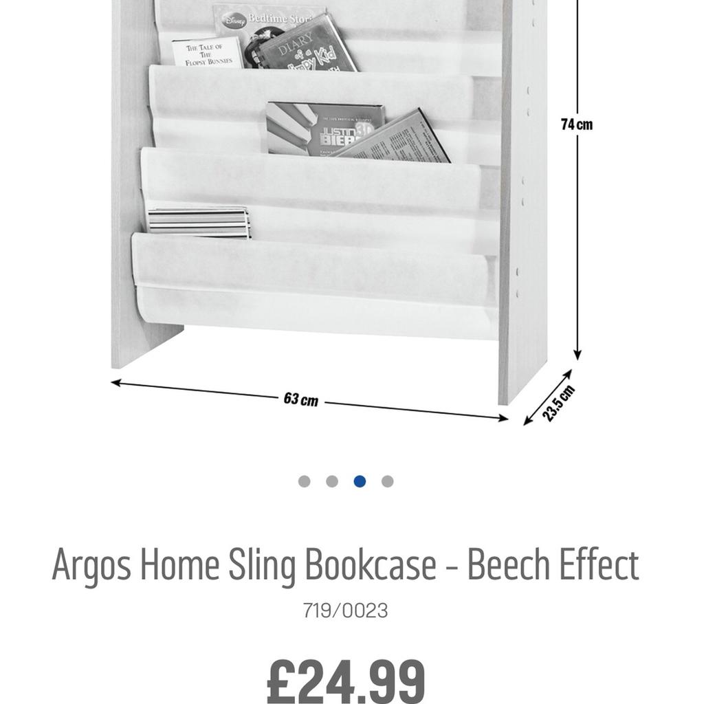 Argos sling deals bookcase