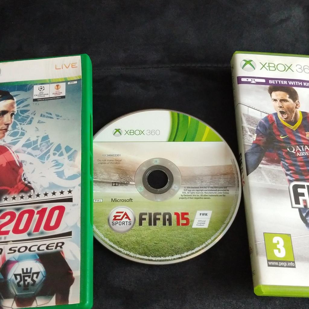 PES 2010. FIFA 14 FIFA 15(no cover)£5. £2 each