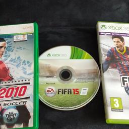 PES 2010. FIFA 14 FIFA 15(no cover)£5. £2 each