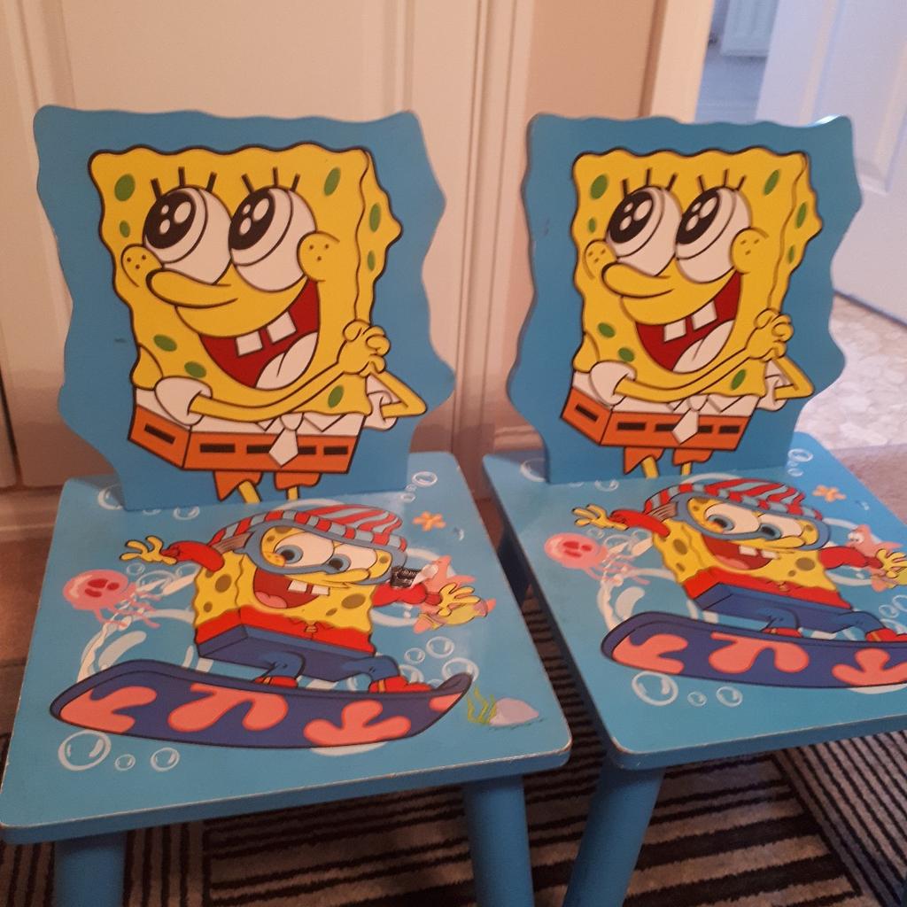 Childrens spongebob chairs in CF31 Mill für 5,00 £ zum Verkauf | Shpock DE