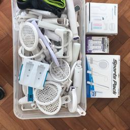 Various Wii accessories & docking stations, some boxed - all in used conditions & may or may not be missing parts.