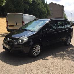 FOR SALE Vauxhall Zafira 1.6 Petrol 7 seater black 5 door 2006 (06) plate comes with private plate 89,000 Miles 12 months m.o.t CD player central locking front electric windows Alloy wheels 

£1,395 Ono 

Few marks all around due to age 

Any questions please contact Darren on 07552886010.. 

Viewings are welcome No time wasters