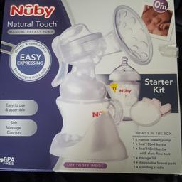 Only used once breast pump. Been sterilized.