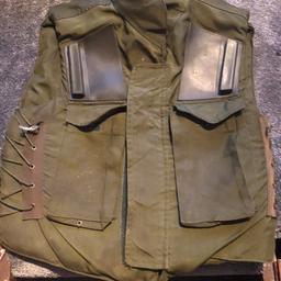 Stab vest from the war in Ireland still works (knifes do not penetrate) wouldn’t recommend you test this while wearing it.