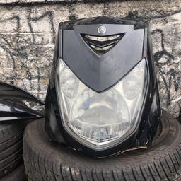 Yamaha Gyness panel’s In black 
from a 2010 model 
with marks and light scarf 

Handle bar panel £20 

Headlight £30 

Front panel £40  small front panel £10 

Rear panel £40