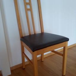 IKEA Stühle (ADAM)
12 Stück vorhanden.
Preis pro Stück: 17,--
auch einzeln verkäuflich.
Sitzfläche mit Kunstleder bezogen.
Leicht selbst zu erneuern.