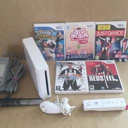 Nintendo Wii Bundle
Wii Console
All cables
1 controller
1 nunchuck
6 games 
All working
£20