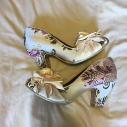 Size 3 irregular choice shoes . Worn once for a wedding . Still in box . Cost 79.95