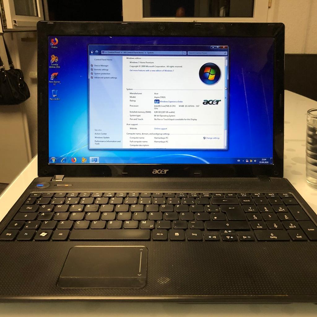 Laptop Notebook Tablet Acer Aspire 5742ZG in 67547 Worms für 200,00 ...