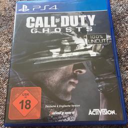 Verkaufe Call of Duty Ghosts für die PS4
Top Zustand, keine Kratzer oder ähnliches auf der CD
