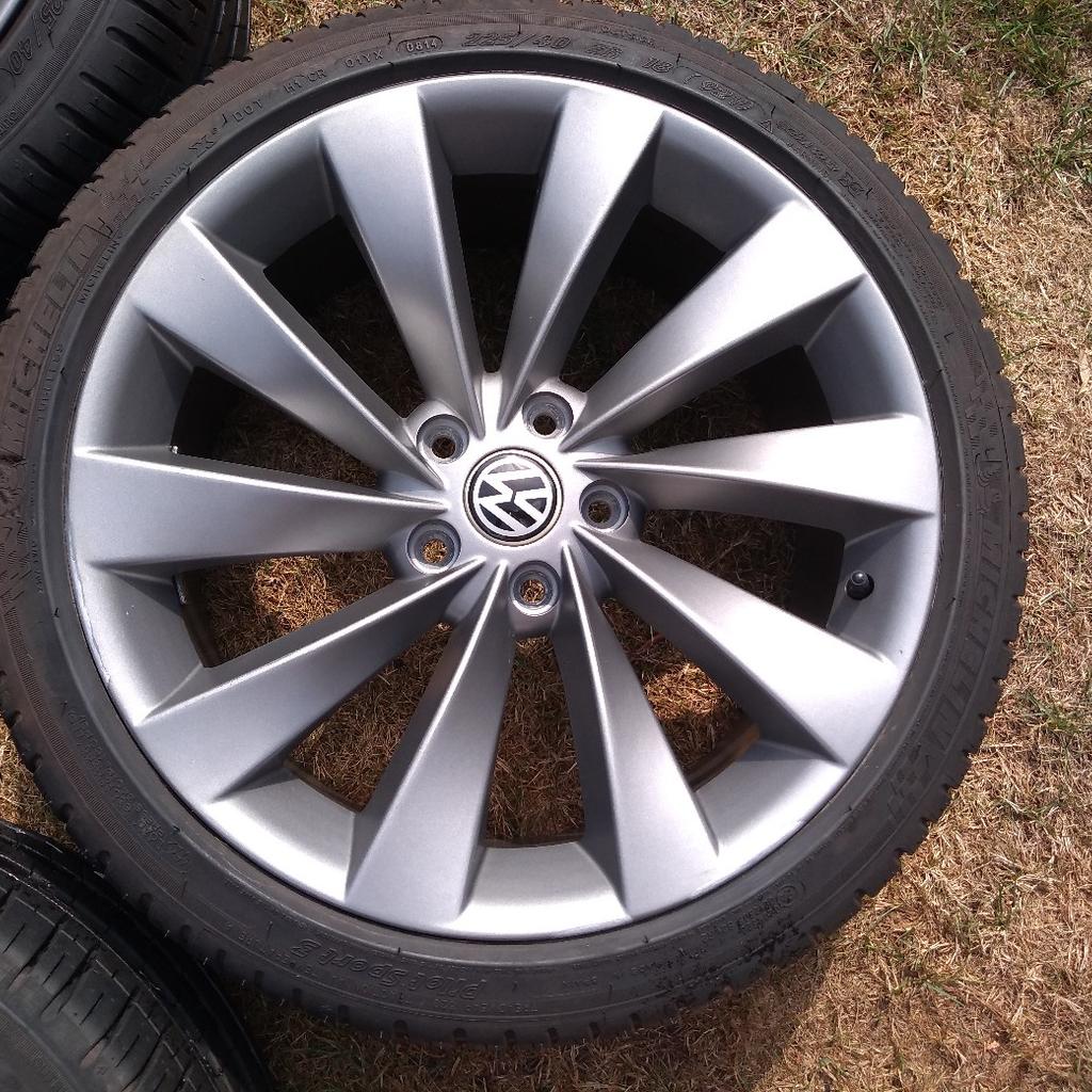 4 x VW Turbine 18in Alloy Wheels and tyres in DA15 Bexley for £420.00 ...