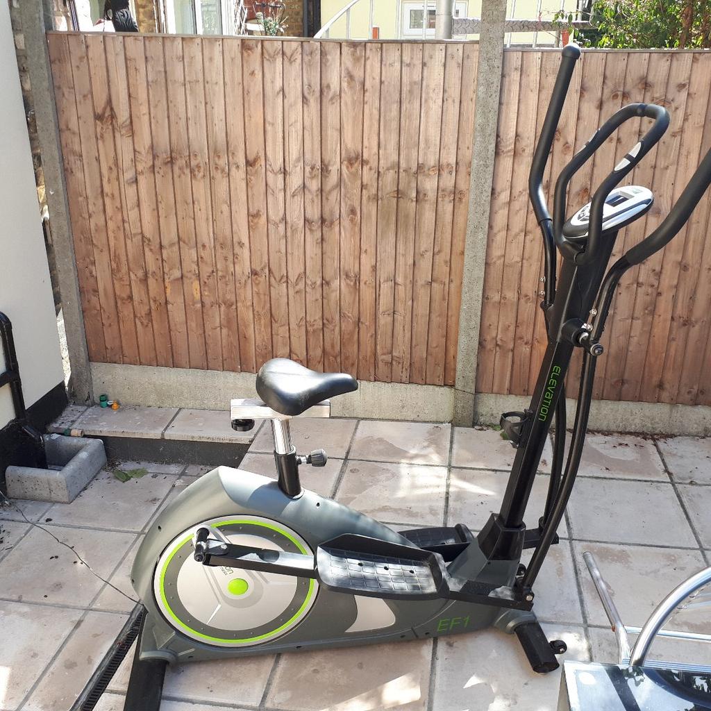 Elevation fitness 2 in 1 cross trainer and exercise bike sale