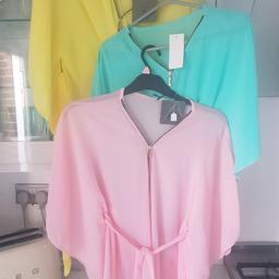 Yellow mint green or pink one size fit 10 to 14