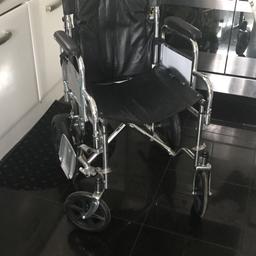 Wheel chair
Comes with
Brakes seat cushion
Folds in 4 ways