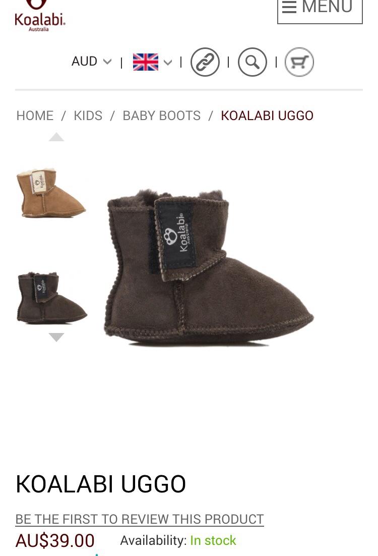 Koalabi sheepskin baby boots. 6 12 months. in DY10 Wyre Forest for 5.00 for sale Shpock