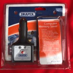 Hello 
I have a Draper Computer memory saver that plugs into the cigarette lighter part of your car. 

This memory saver means that if you have to disconnect your battery, by plugging this in it will save your radio codes. A great gadget to have.