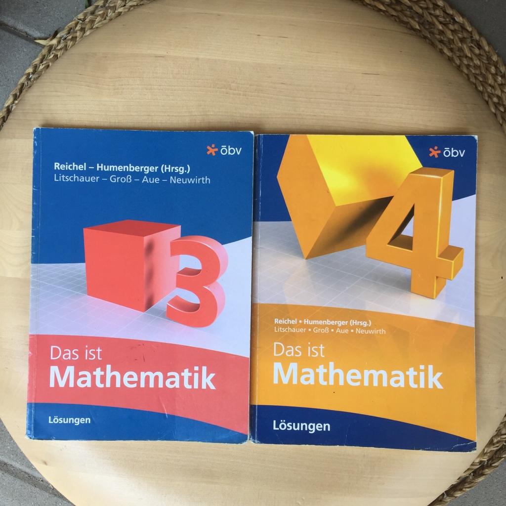 Lösungshefte "Das ist Mathematik" 3&4 in 1050 KG Margarethen für € 1,00