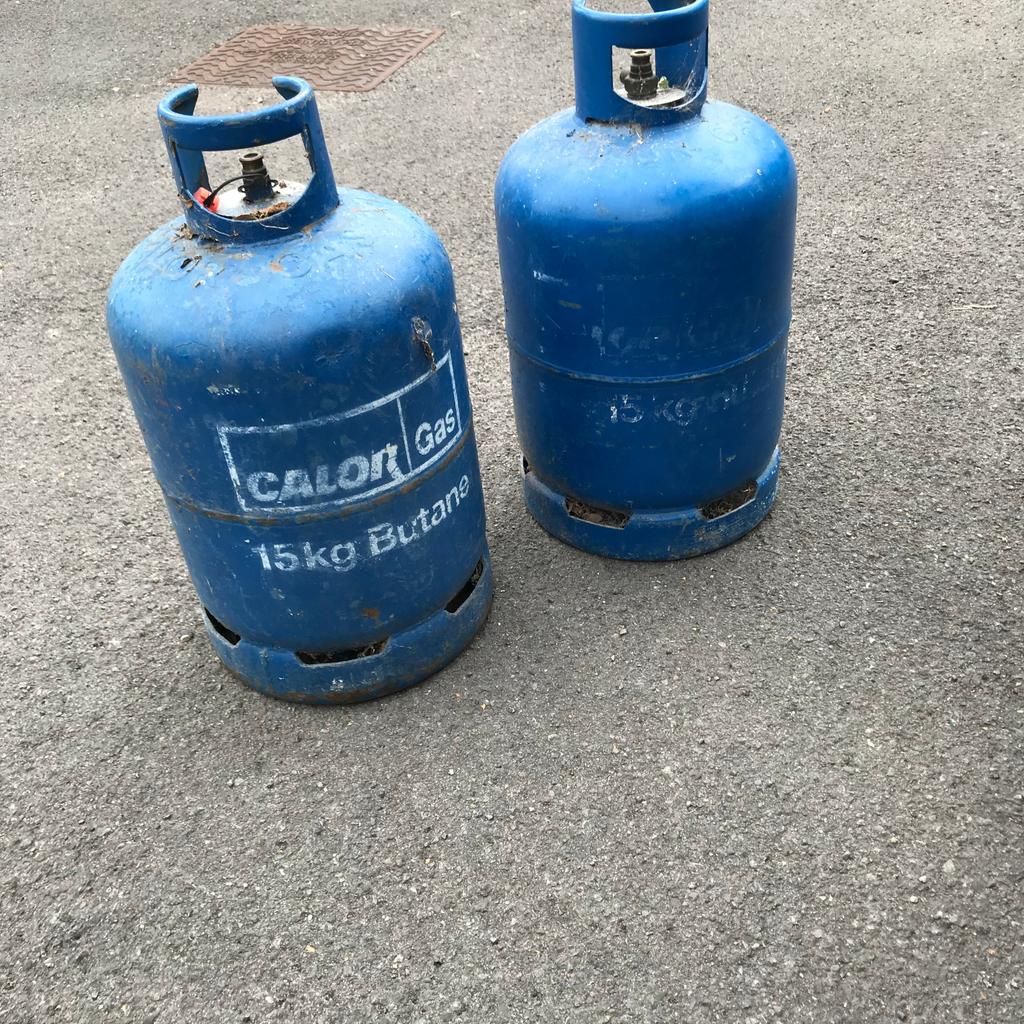 Empty Calor Gas Butane gas bottles in BA13 Westbury for £5.00 for sale