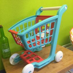 Clip together and very light weight, play trolley, unisex colours, good condition