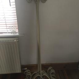 2 Dressy cloths rails in cream used once for carboot.