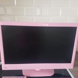 Pink Alba 22" DVD combi. In full working order with remote. Please note there are a couple of light scratches on the frame. Can be seen working. Selling due to purchasing a bigger TV.