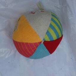 ELC soft chime ball, has a little bell inside that makes a sound when it moves. Excellent condition, smoke free home.