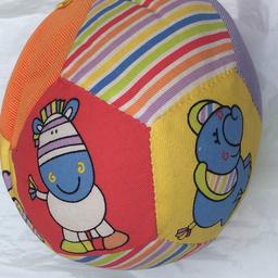 Soft boing ball, makes a boing sound when it’s tapped our bounced. Excellent condition, smoke free home.