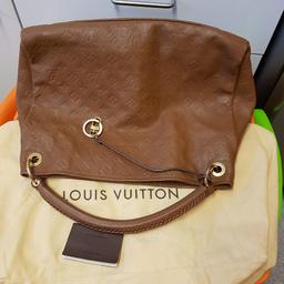 Genuine Louis vuitton monogram empreinte leather artsy bag, used but in great condition. Rubbing to the corners as pictured, it comes with the dust bag and care booklet. No receipt, any questions please ask. If you know your LV very well, then you definitely know the value of this item so please no silly offers as they will be ignored as usual x