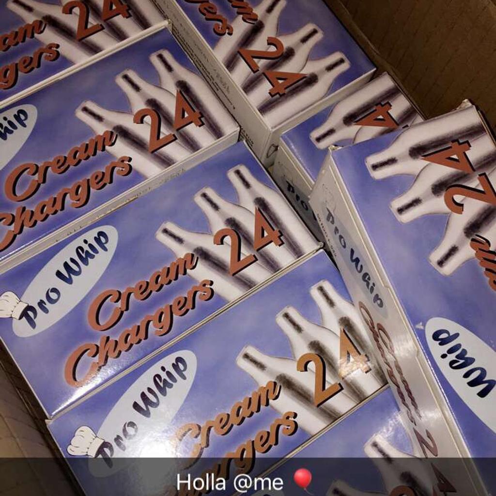 Pro whip cream chargers (laughing gas) in WS10 Walsall for £15.00 for