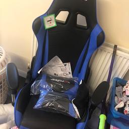 Brand new gt force gaming chair. Includes new head and back rest.