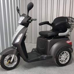 500w Electric Scooter

48v 80ah

3 gears : 4/8/16 mph

USB Port for charging mobile devices

FM Radio with body mounted speakers

Can be driven on pavements and roads (full lighting capacity)

Manafactures Waranty

!2 Month Breakdown Rescue Insurance included in the price

Free Delivery within 100 miles of Basildon in Essex. Please ask for delivery to areas outside of this area.

Finance available Details below

£169.99 Deposit followed by 12 Months at £134.14

£169.99 Deposit Followed by 24 Months at £70.23

£169.99 Deposit Followed by 36 Months at £48.99
(finance is subject to status. Terms and condition apply)
Use our finance starter form at this link: http://easygouk.bravesites.com/