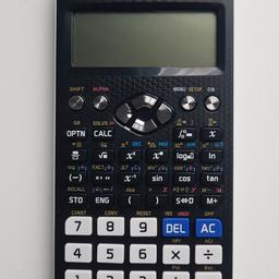 New calculator. Perfect for GCSE, A level or Degree students. I no longer need it thats why im selling it. Extremely helpful with calculations. Plenty of youtube tutorial videos to show you how to use all the functions it has, much cheaper than if you were to buy it online. Open to offers.