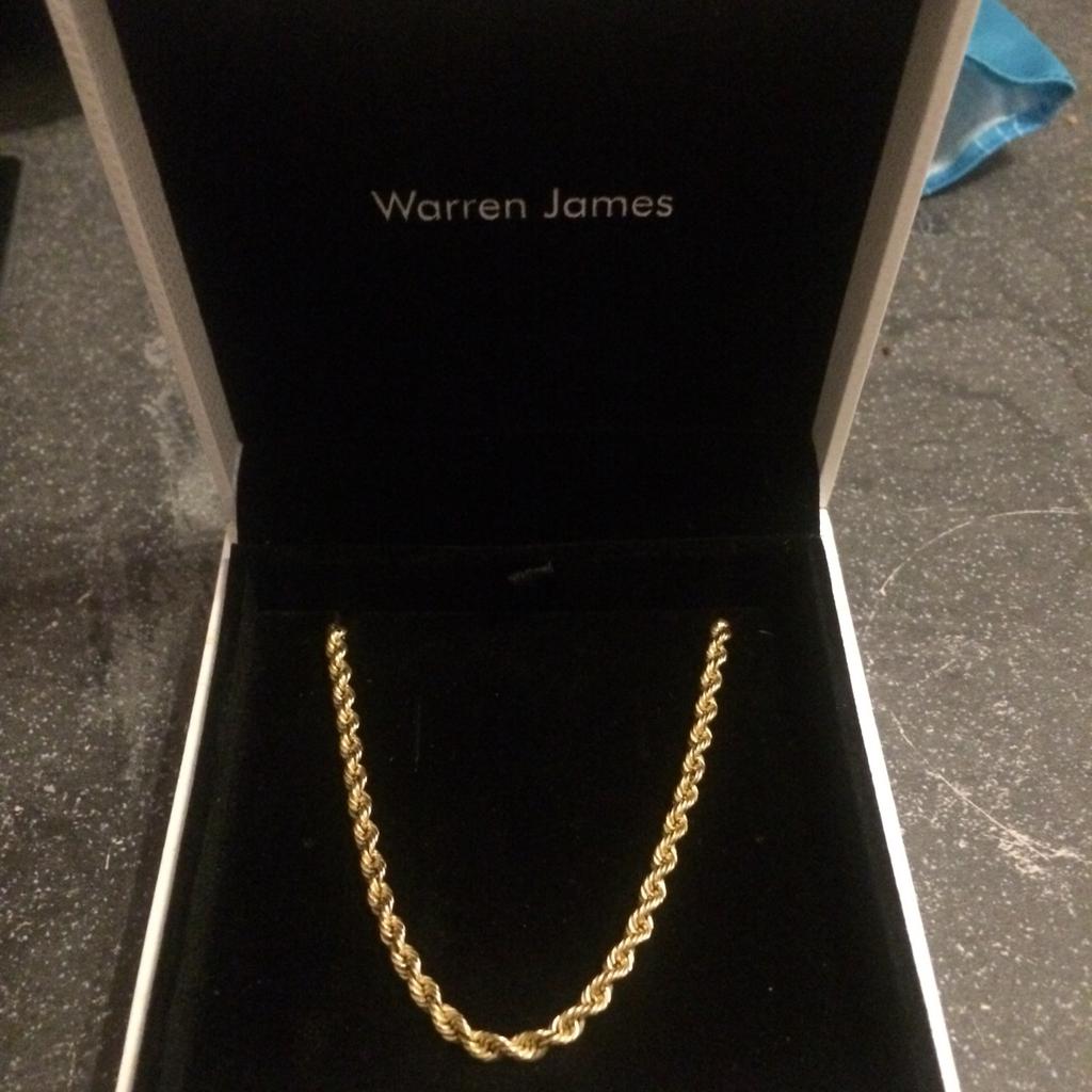 Warren james store 9ct gold chains