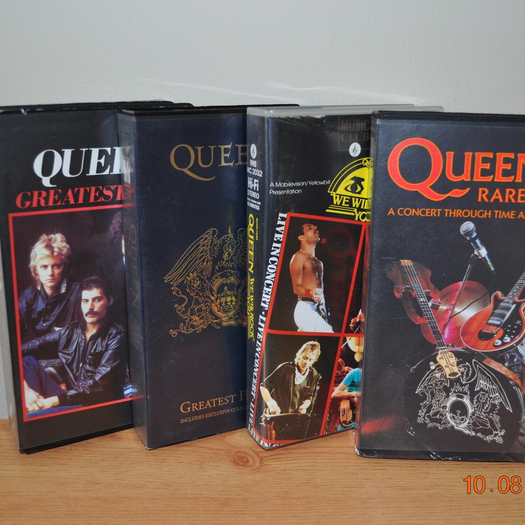 4 x Queen VHS cassette tapes in CT10 for £5.00 for sale Shpock