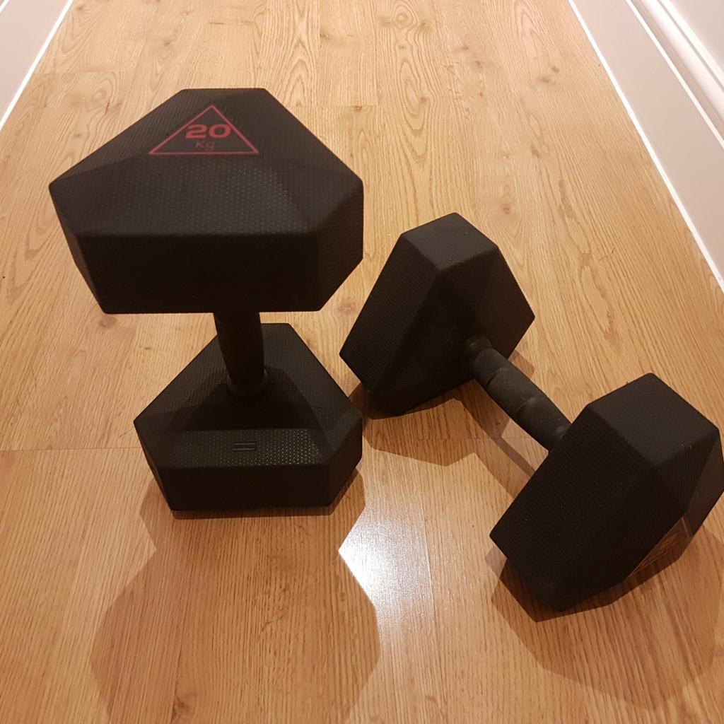 Domyos discount 20kg dumbbells