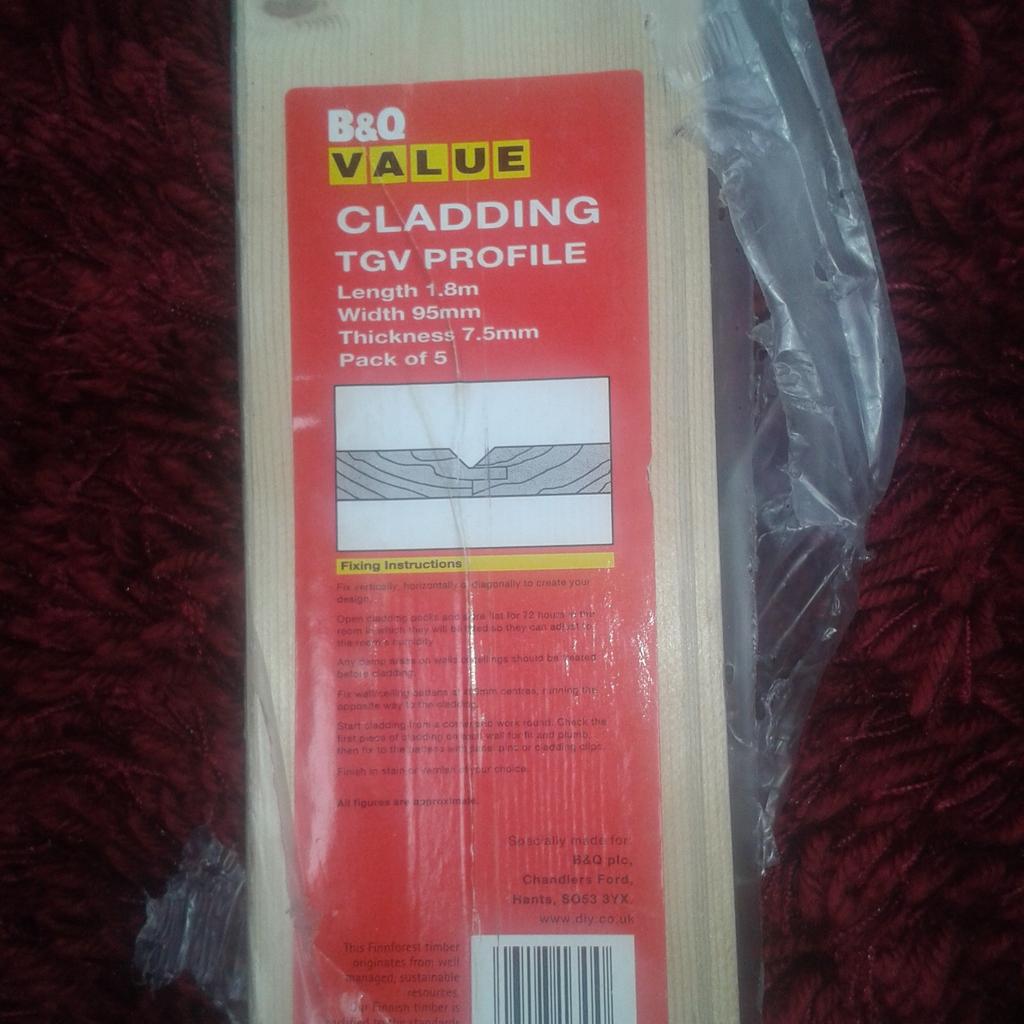 Pack of B&Q wooden cladding in CB11 Uttlesford for £4.00 for sale Shpock