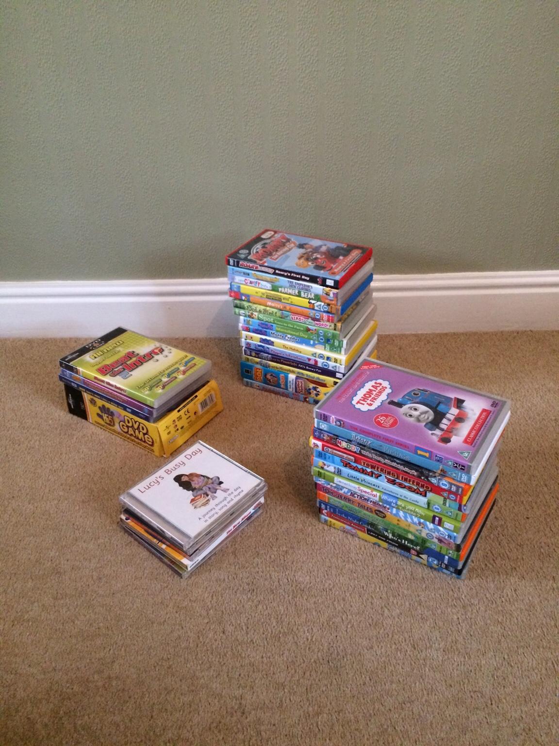 Bundle of 38 Children's DVDs CDs & DVD Games in Wolverhampton für £ 10 ...