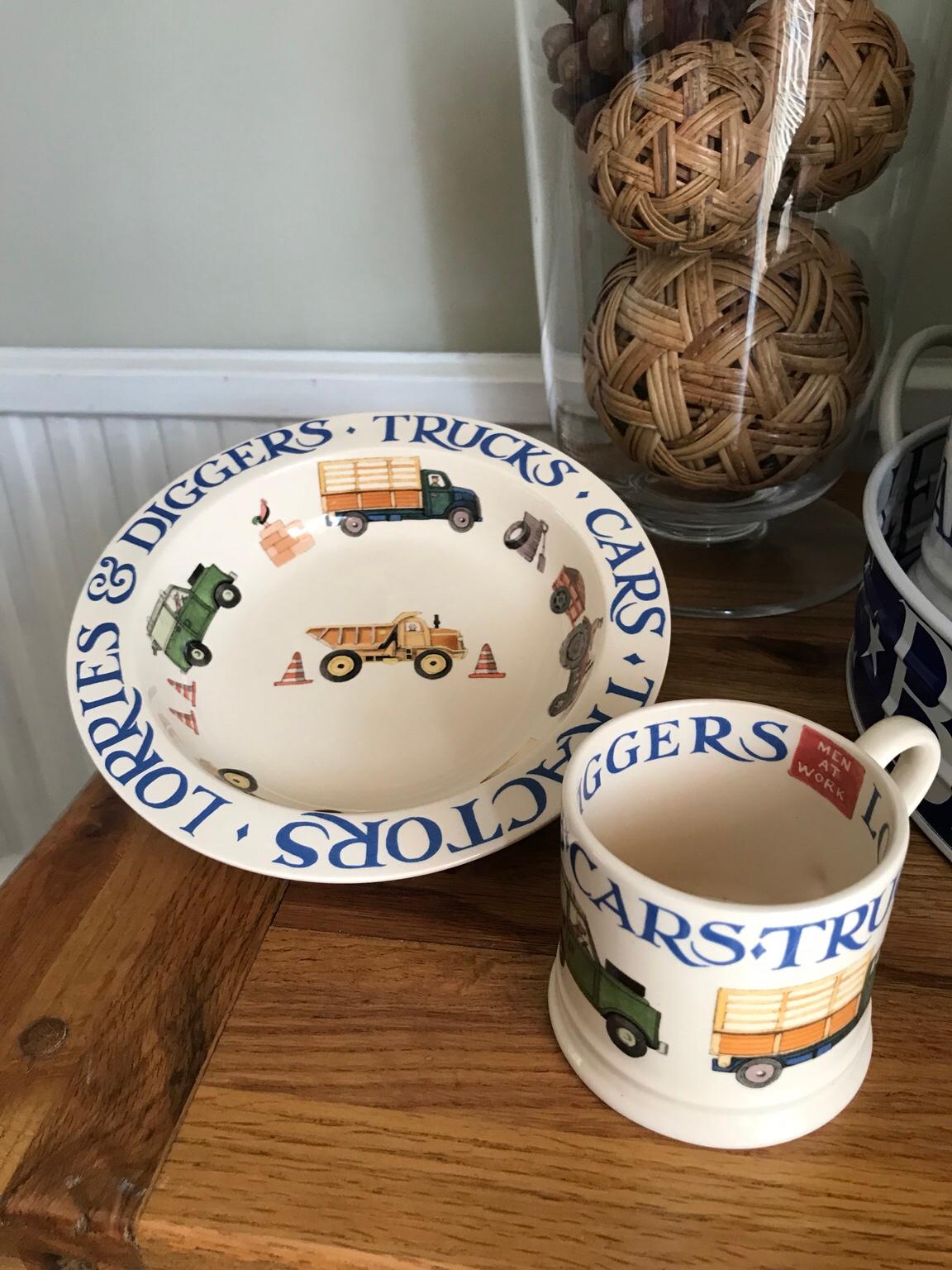 Emma Bridgewater men at work bowl and mug in RH12 Horsham for £25.00 ...