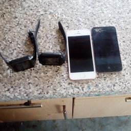 Iphone 5s not working, iphone 4 not working, two smart watches working perfect one worn once.