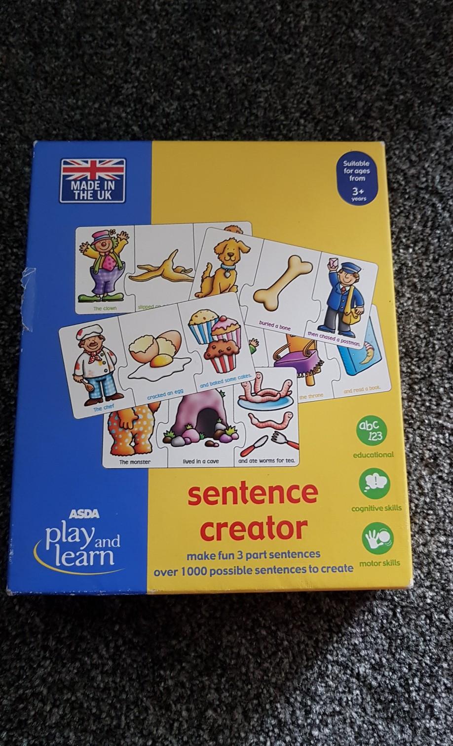 Sentence Creator With Vocabulary Words