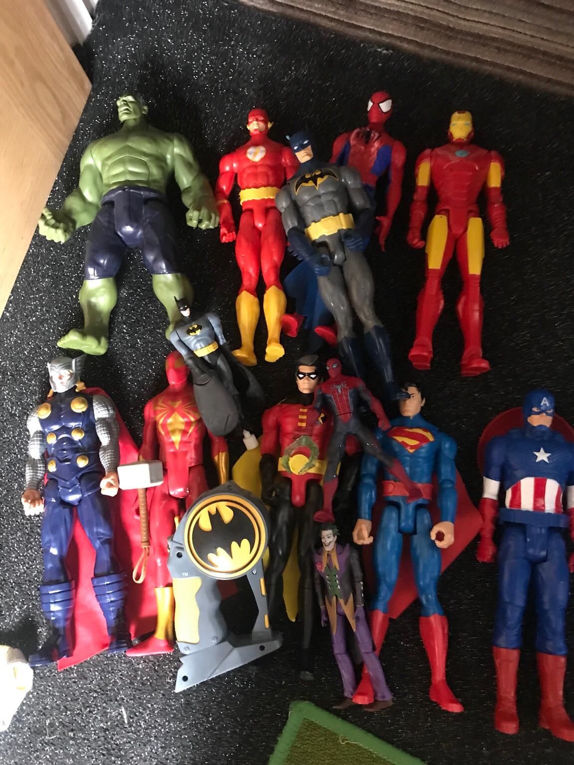 Marvel dc superhero figures bundle in WV14 Walsall for £20.00 for sale ...