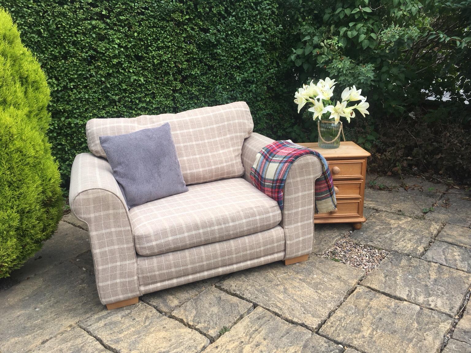 NEXT tartan cuddle/ snuggle chair sofa in WF17 Kirklees for £120.00 for