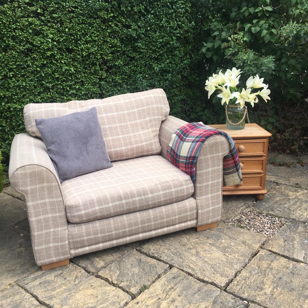 Tartan cuddle chair hot sale