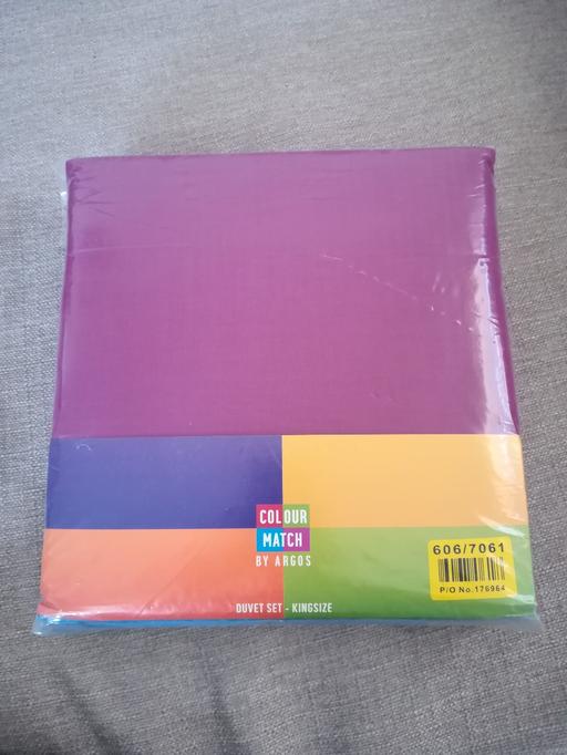 Buy & Sell Ealing Greenford - UB5 - Photos for Purple king size duvet set