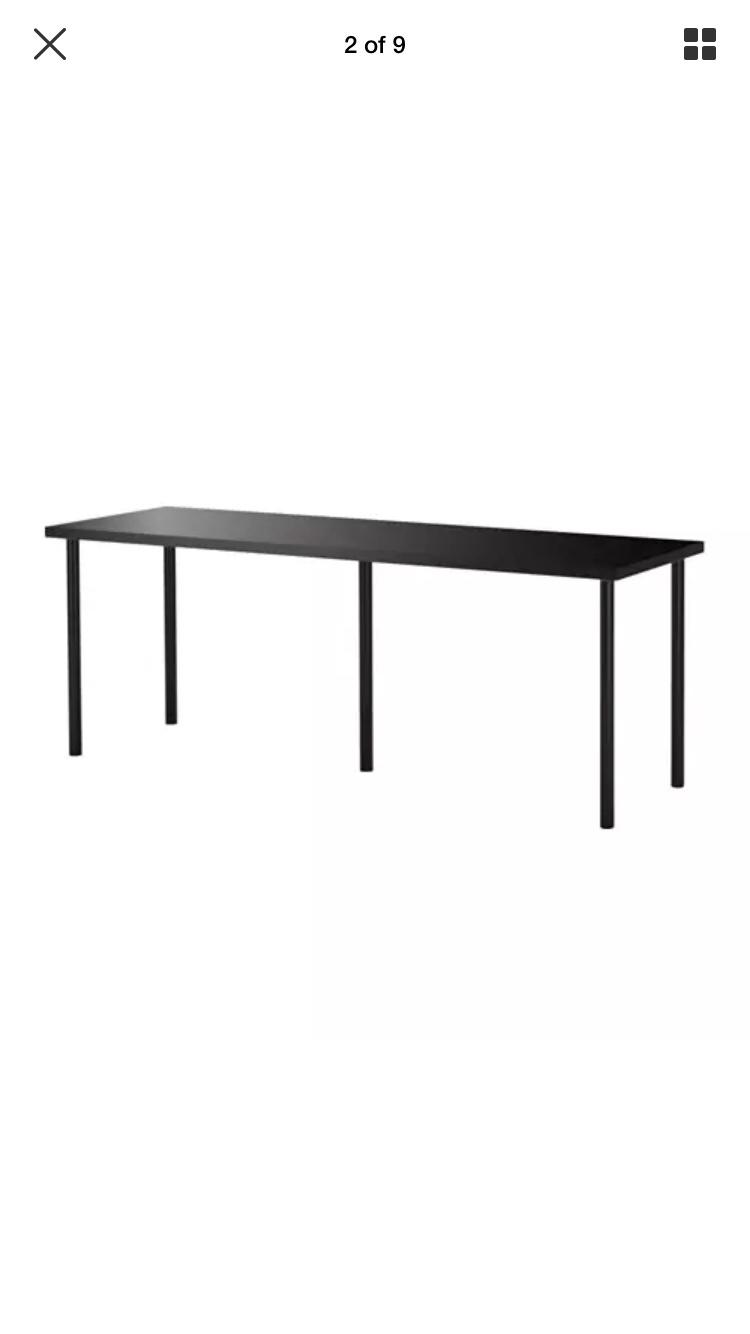 IKEA linnmon long desk 2m black in CA3 Carlisle for £40.00 for sale