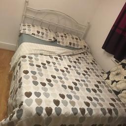 Mattress and drawers included. 1 year old. Only selling cause I want a bigger bed.
bed frame measures 197x130cm,
mattress 193x125 cm