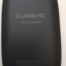Cubevit 10W kabelloses Schnellladegerät für Samsung Galaxy S9, S9 Plus, Note 8, S8 , S8 Plus, S7 Edge und IPhone.

Neuware, nur zum Testen geöffnet.

Neupreis bei Amazon: 19,99€