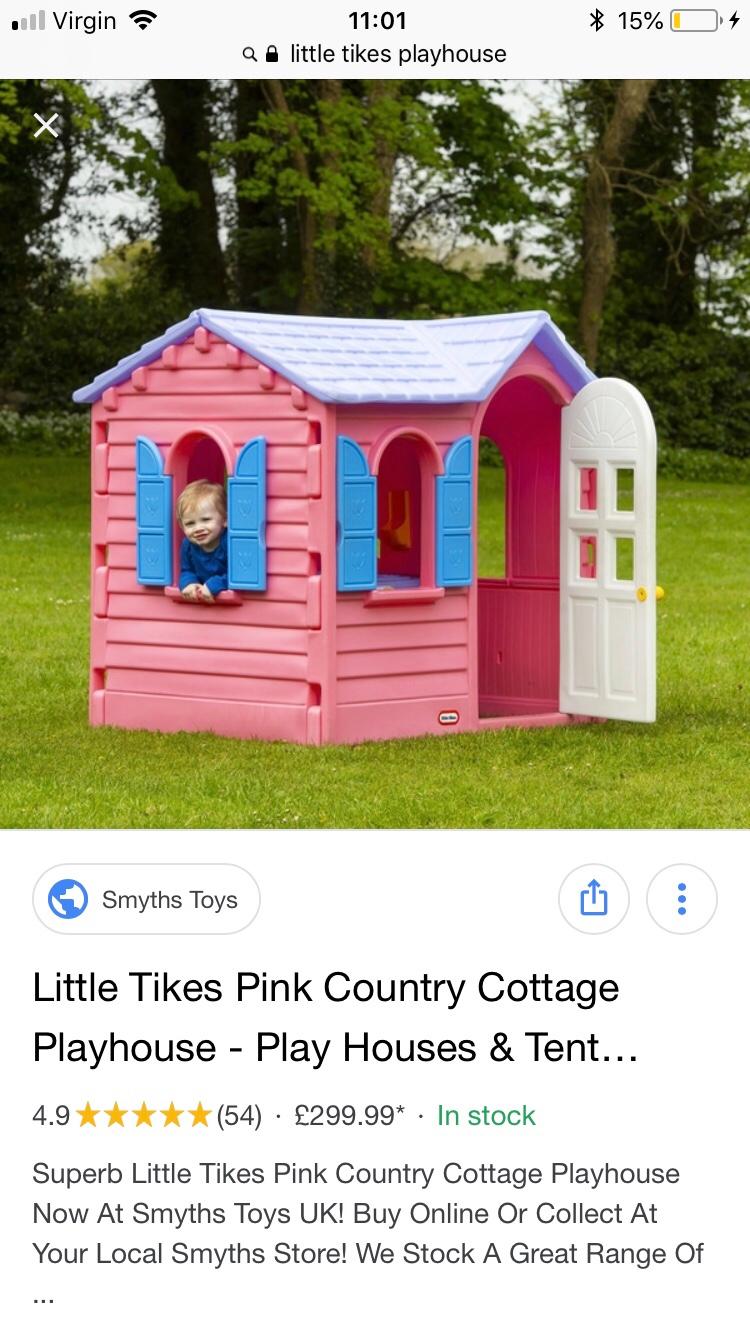 Little tikes pink playhouse in Hertsmere for £70.00 for sale Shpock