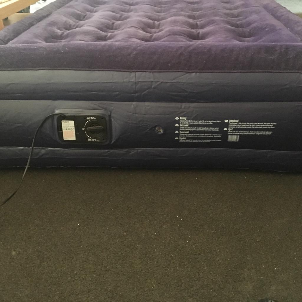 Tesco double cheap inflatable mattress